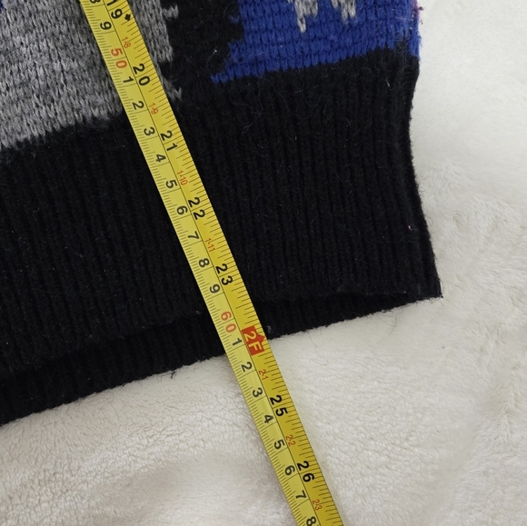 Vintage Method Sweater Women’s Size Medium 80s Aztec Geometric Knit Nintendo - Picture 9 of 10